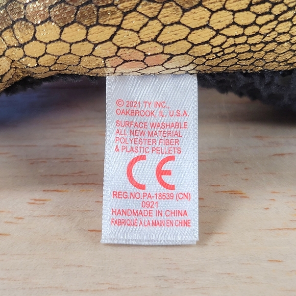 TY Beanie Boos Grindal the Dragon 6" UltraSoft Halloween Collectible Plush NWT - Picture 12 of 12